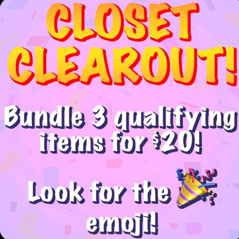 🎉Closet Clearout Bundle Offer🎉